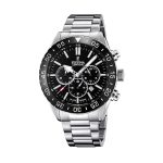 RELOGIO ANALOG FESTINA MASC F20575 3 PRATA PRETO