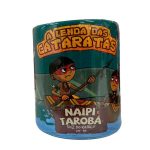 CANECA DECORATIVA RETA MOSER 140ML AZM FAIXA C - FLORESTA NOITE - NAIPI TAROBA