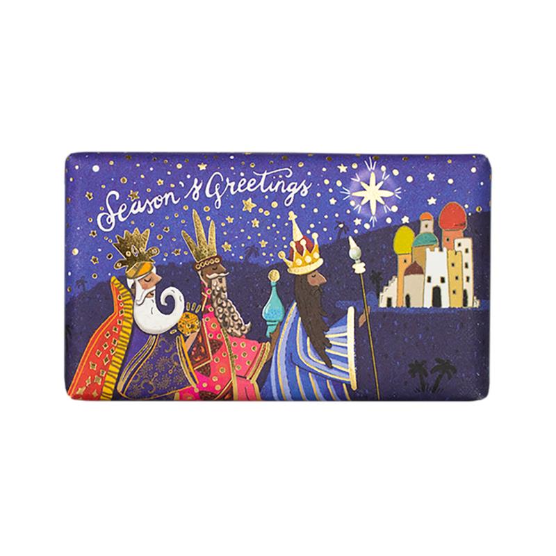 SABONETE EM BARRA THE ENGLISH SOAP COMPANY CHRISTMAS SOAP BAR THREE KINGS FRANKINCENSE 190G