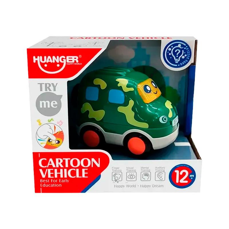 CARRINHO MUSICAL HUANGER CARTOON VEHICLE HE0537G CAMUFLADO