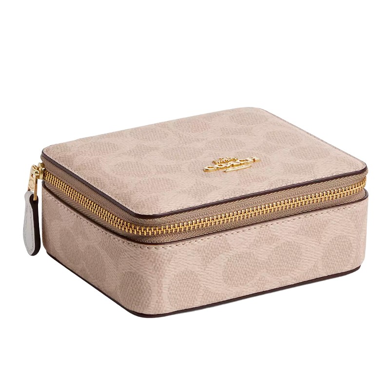 ESTOJO DE JOIAS UNISSEX COACH CZ199 SAND/CHALK