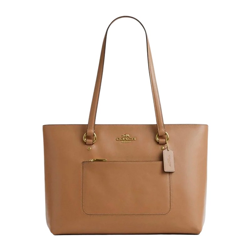 BOLSA FEMININA COACH DE MAO CRNKL SANDY BEIGE