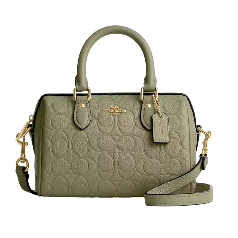 BOLSA FEMININA COACH DE MAO MINI ROWAN PISTACHIO