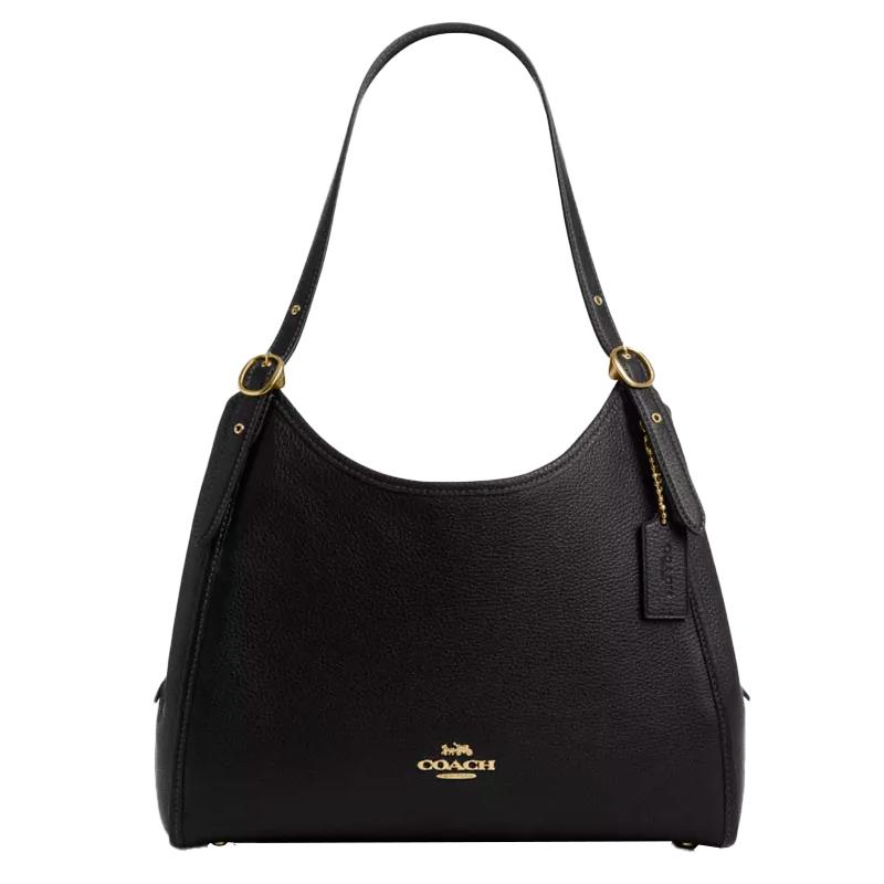 BOLSA FEMININA COACH DE MAO ERIN SHOULDER BLACK
