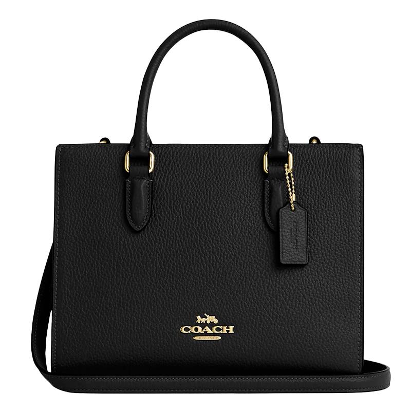 BOLSA FEMININA COACH DE MAO MAGGIE BLACK