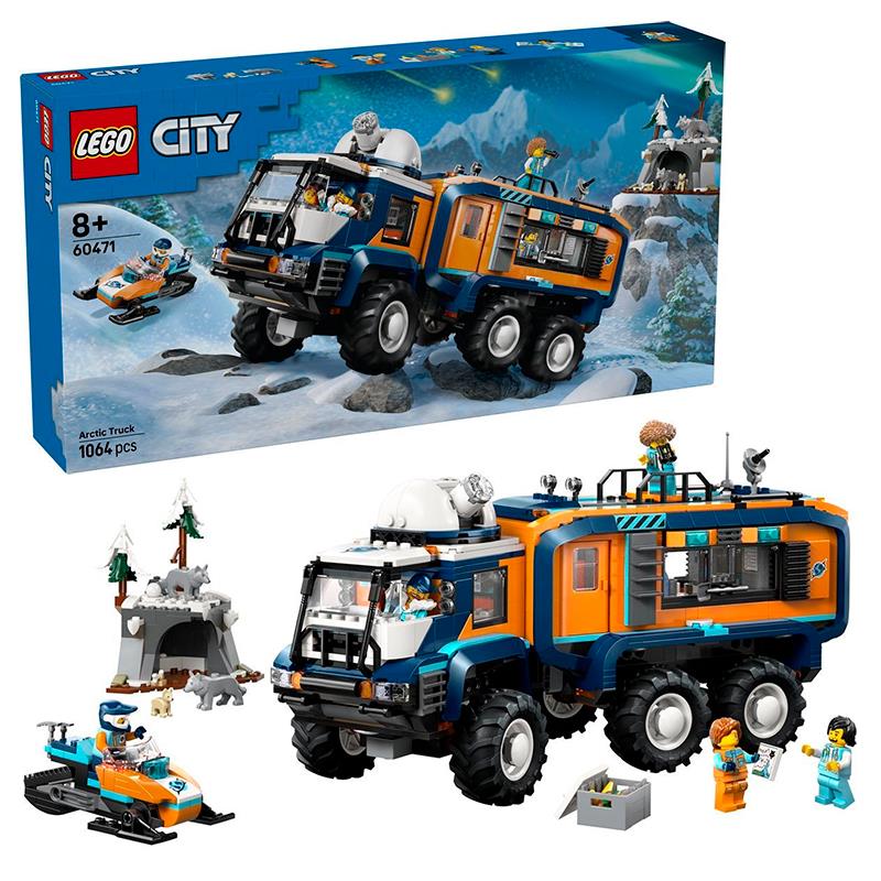 BRINQUEDO LEGO ARCTIC EXPLORER SCIENCE LAB TRUCK 60471 256PCS
