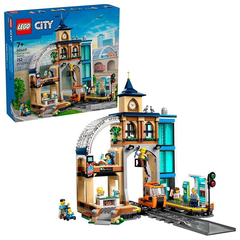 BRINQUEDO LEGO CENTRAL TRAIN STATION 60469 209PCS
