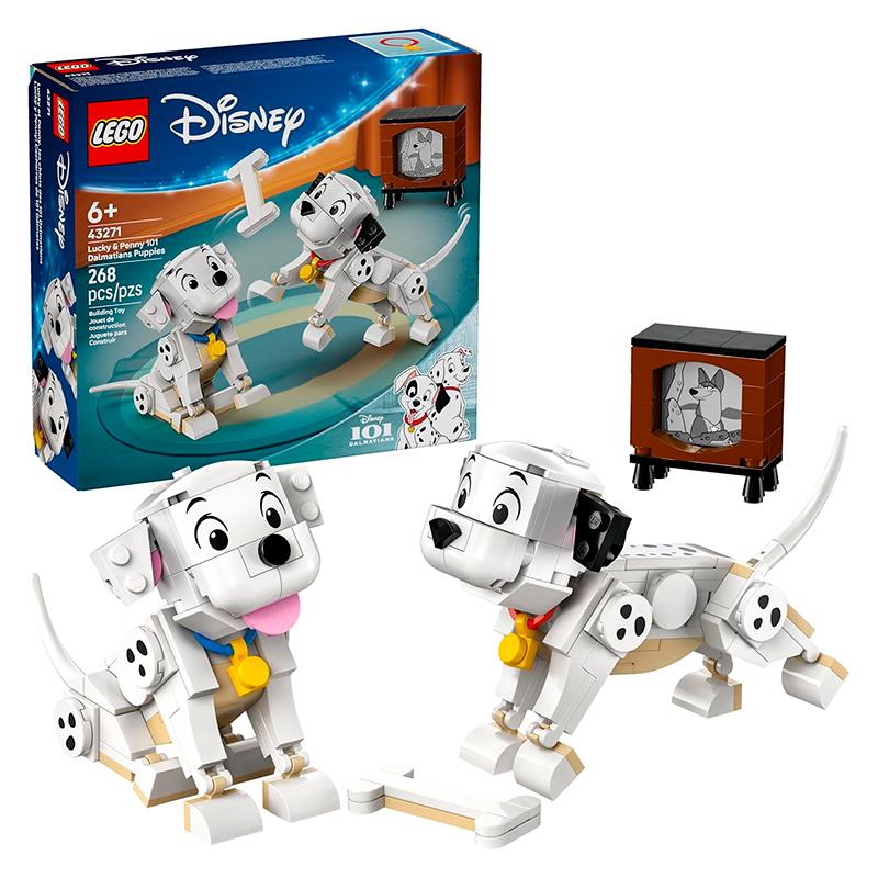 BRINQUEDO LEGO DISNEY LUCKYPENNY 101 DALMATIANS PUPPIES 43271 182PCS