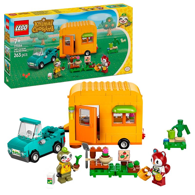 BRINQUEDO LEGO LEIFS CARAVANGARDEN SHOP 77054 263PCS