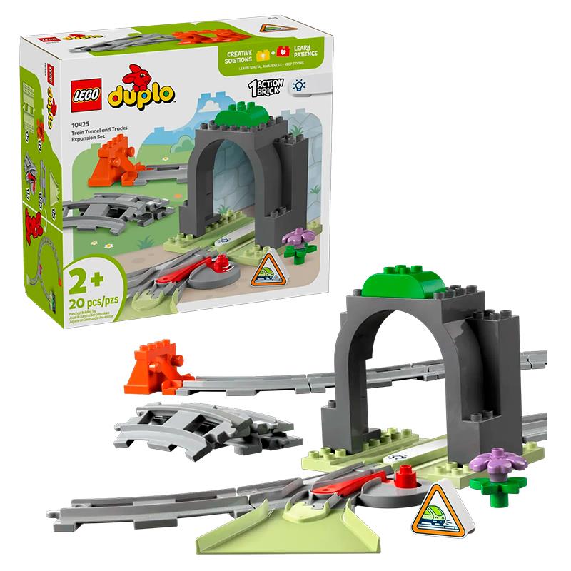 BRINQUEDO LEGO CONJUNTO DE EXPANSAO DE TUNEL E TRILHOS DE TEM DA CIDADE 20PCS