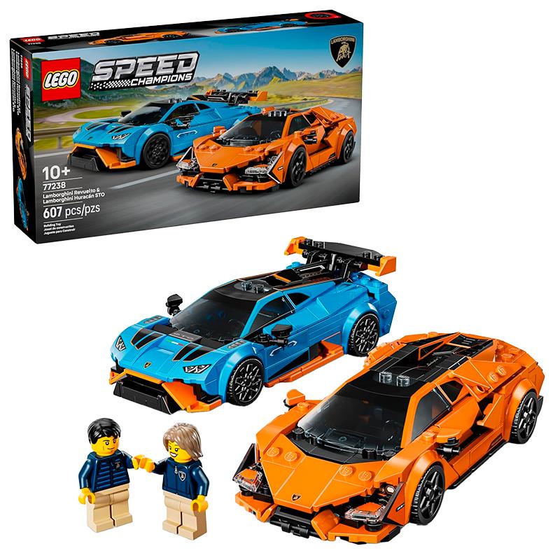 BRINQUEDO LEGO LAMBORGHINI REVUELTOHURACAN STO 77238 607PCS