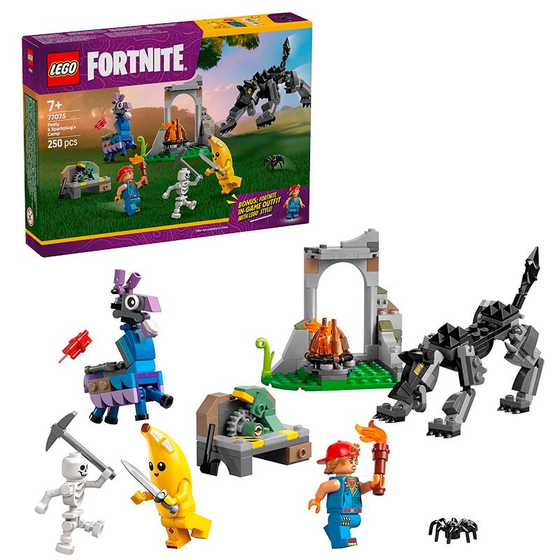 BRINQUEDO LEGO PEELYSPARKPLUGS CAMP 77075 250PCS