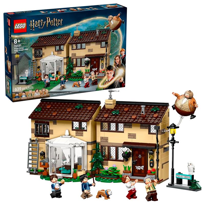 BRINQUEDO LEGO PRIVET DRIVE AUNT MARGES VISIT 76451 639PCS