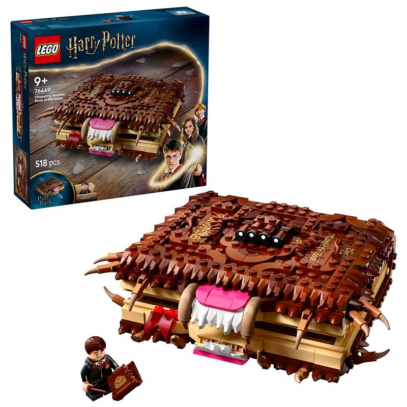 BRINQUEDO LEGO CHOMPING MONSTER BOOK OF MONSTERS 76449 518PCS