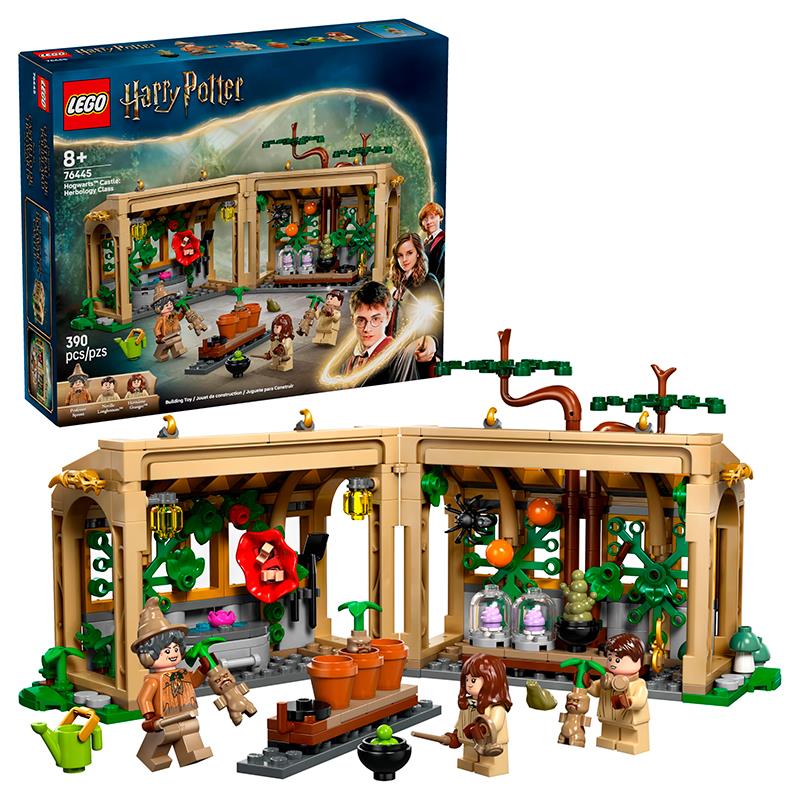 BRINQUEDO LEGO HOGWARTS CASTLE HERBOLOGY CLASS 76445 390PCS