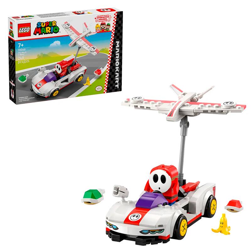BRINQUEDO LEGO MARIO KART SHY GUYPWING 72045 112PCS