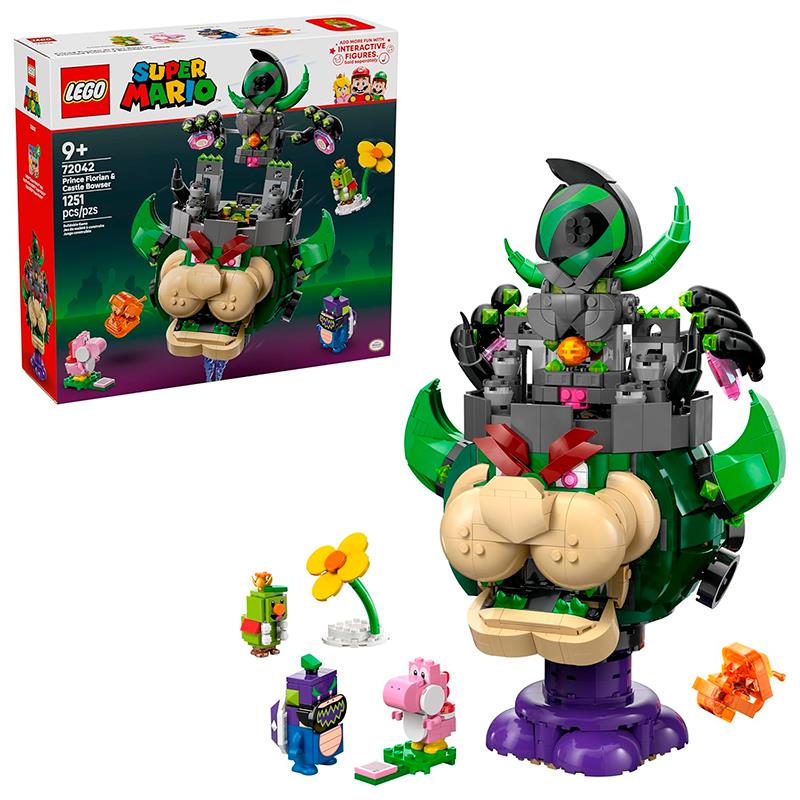 BRINQUEDO LEGO PRINCE FLORIANCASTLE BOWSER 72042 156PCS