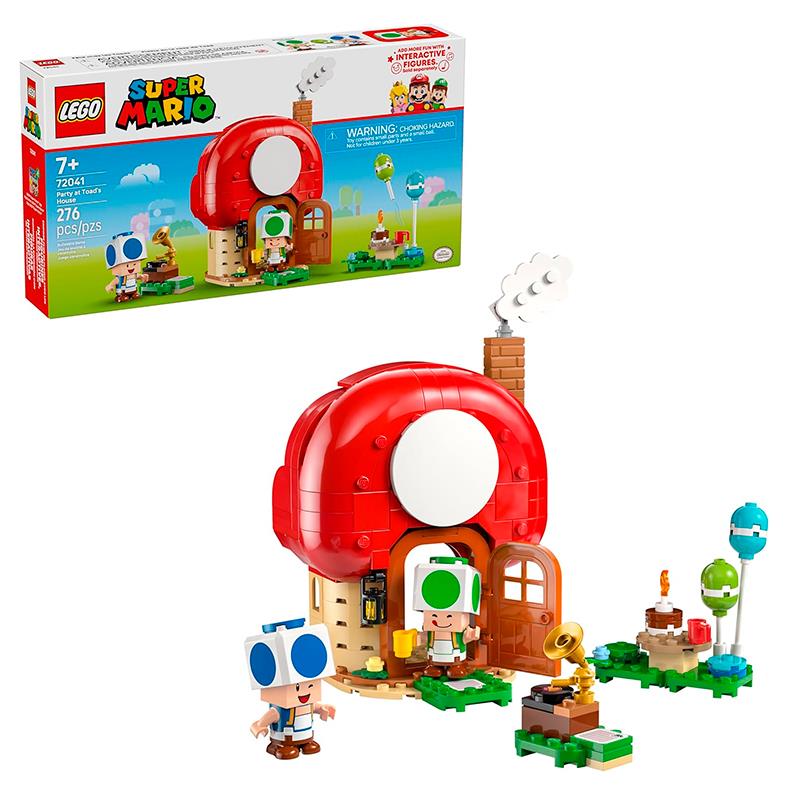 BRINQUEDO LEGO PARTY AT TOADS HOUSE 72041 134PCS