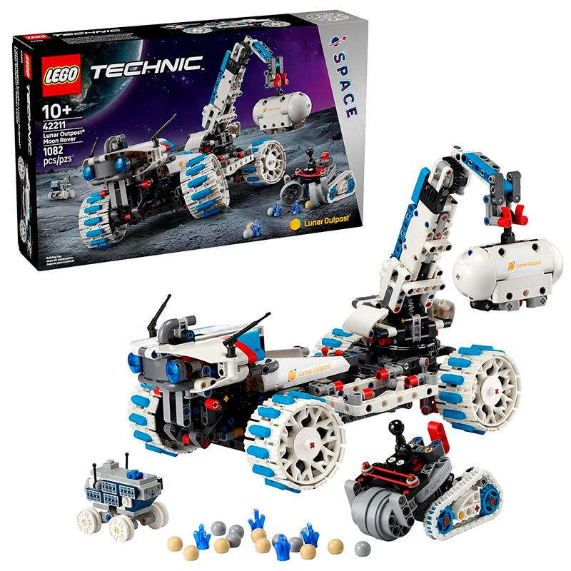 BRINQUEDO LEGO TECHNIC LUNAR OUTPOST MOON ROVER SPACE VEHICLE 42211 435PCS