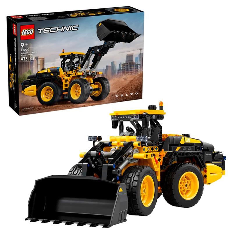 BRINQUEDO LEGO TECHNIC VOLVO L120 ELECTRIC WHEEL LOADER 42209 827PCS