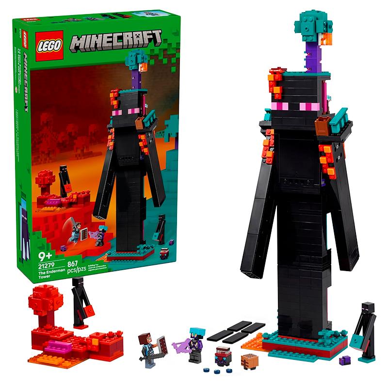 BRINQUEDO LEGO MINECRAFT TORRE DO ENDERMAN 21279 867PCS