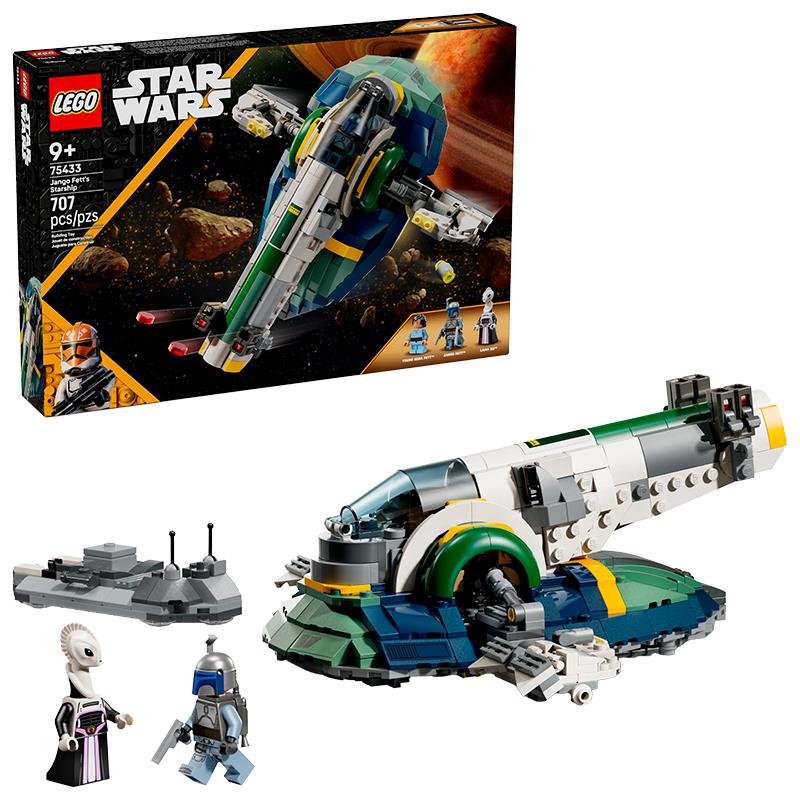 BRINQUEDO LEGO JANGO FETTS STARSHIP 75433 707PCS