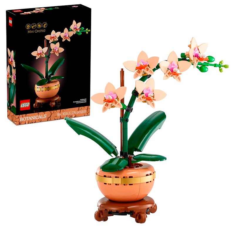 BRINQUEDO LEGO BOTANICALS MINI ORQUIDEA 10343 274PCS