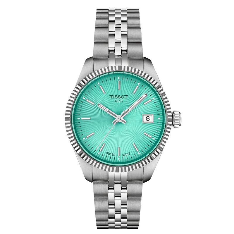 RELOGIO TISSOT MODELO T1562101109100 BALLADE PRATA/AZUL