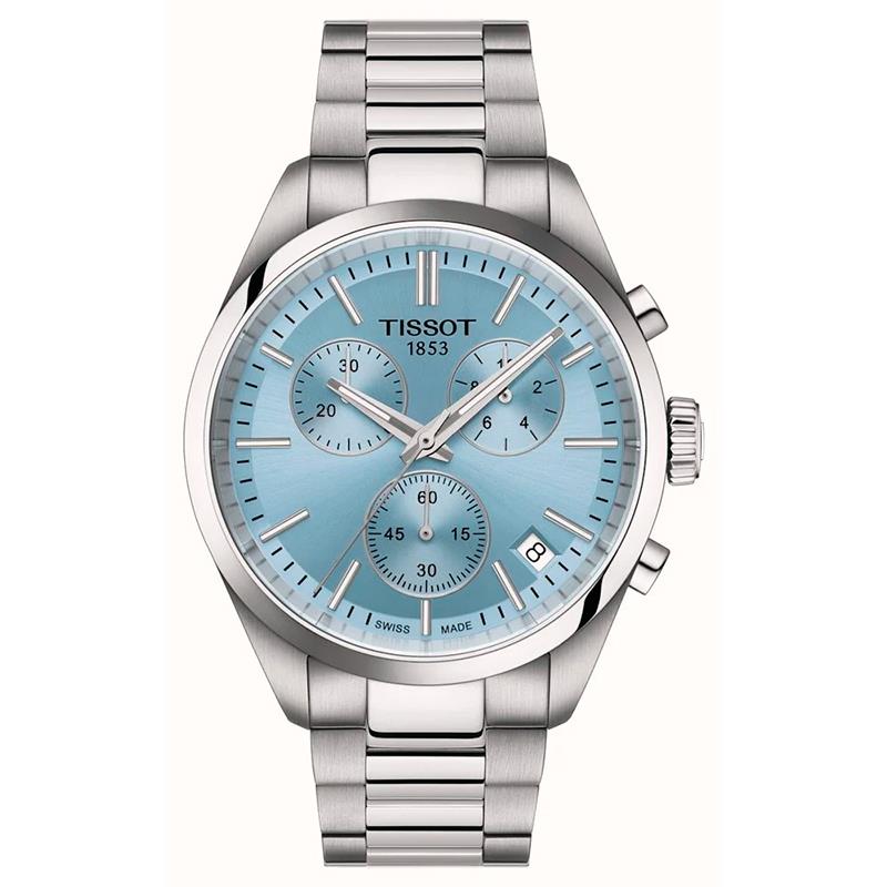 RELOGIO TISSOT MODELO T1504171135100 PR100 PRATA/AZUL