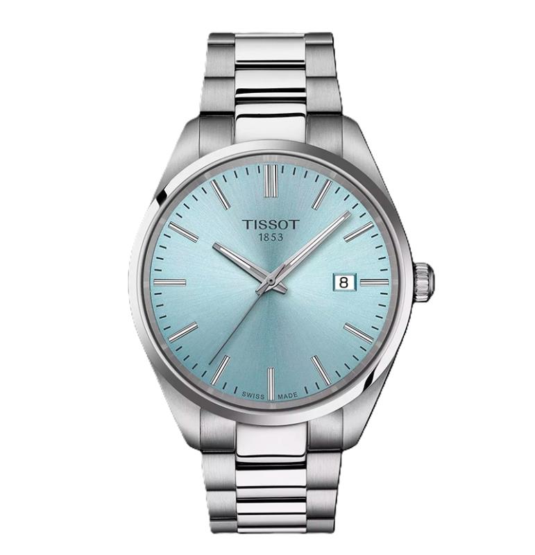 RELOGIO TISSOT MODELO T1504101135100 PR100 PRATA/AZUL