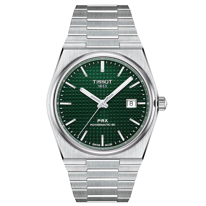 RELOGIO TISSOT MODELO T1374071109100 PRX PRATA/VERDE