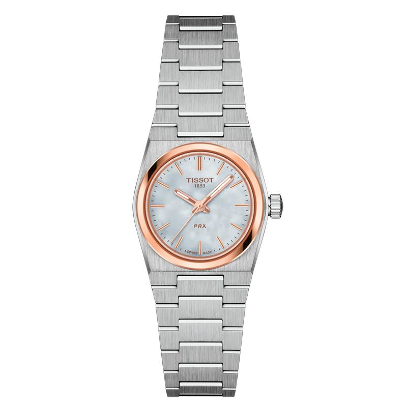 RELOGIO TISSOT MODELO T1370102111100 PRX PRATA/DOURADO/BRANCO