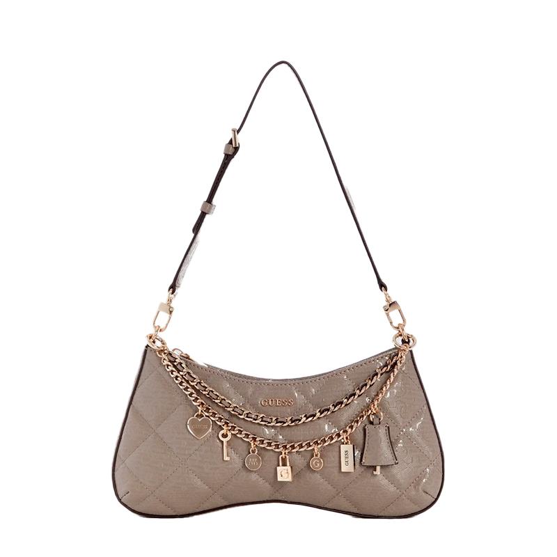 BOLSA GUESS LIBBY SHOULDER BAG GG991218-DRT DARK TAUPE