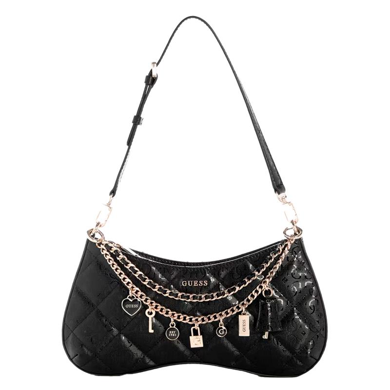 BOLSA GUESS LIBBY SHOULDER BAG GG991218-BLA BLACK