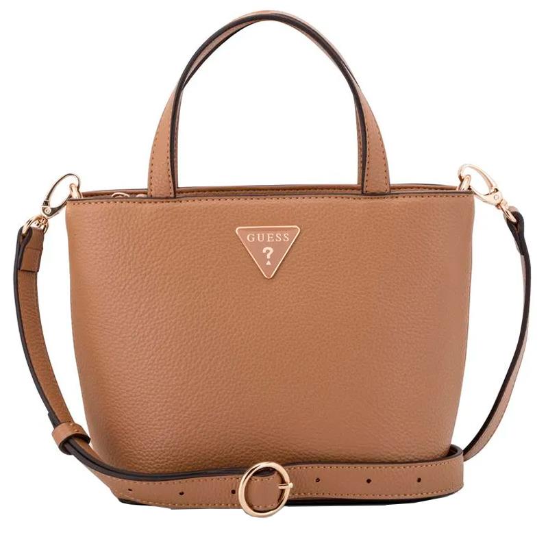 BOLSA GUESS WELLS MINI TOTE PA258681-SDT SADDLE TAN