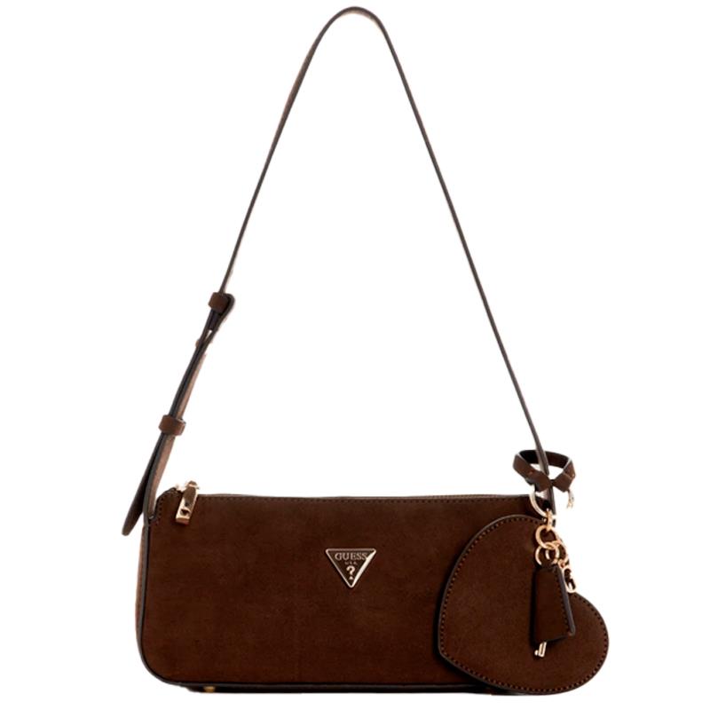 BOLSA GUESS ISOBEL MINI SHOULDER BAG SG993272-ESP ESPRESSO