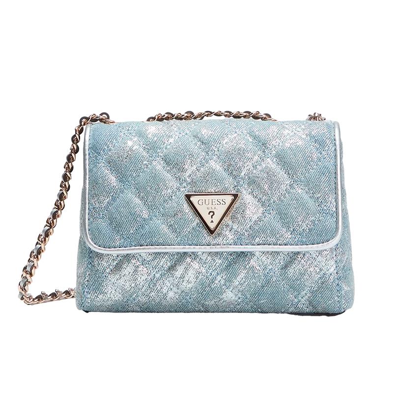 BOLSA GUESS GIULLY II MINI DG967374-MTD METALLIC DENIM
