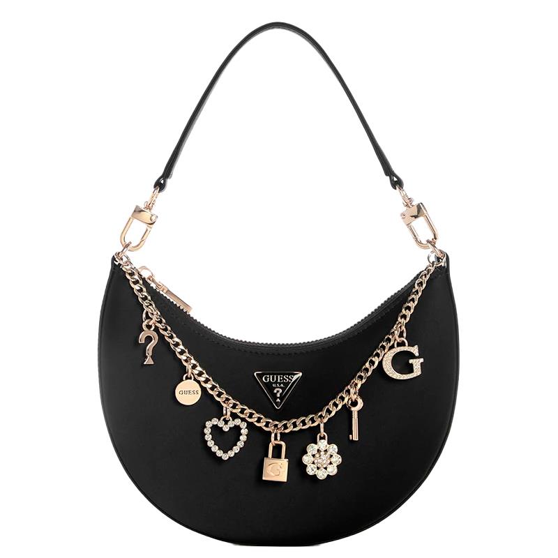 BOLSA DE OMBRO GUESS TASMIN MINI SHOULDER BAG ES993172 BLACK