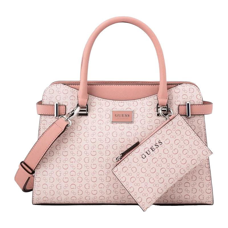 BOLSA DE MAO/OMBRO GUESS ROSIE SATCHEL SV247305-LTR LIGHT ROSE