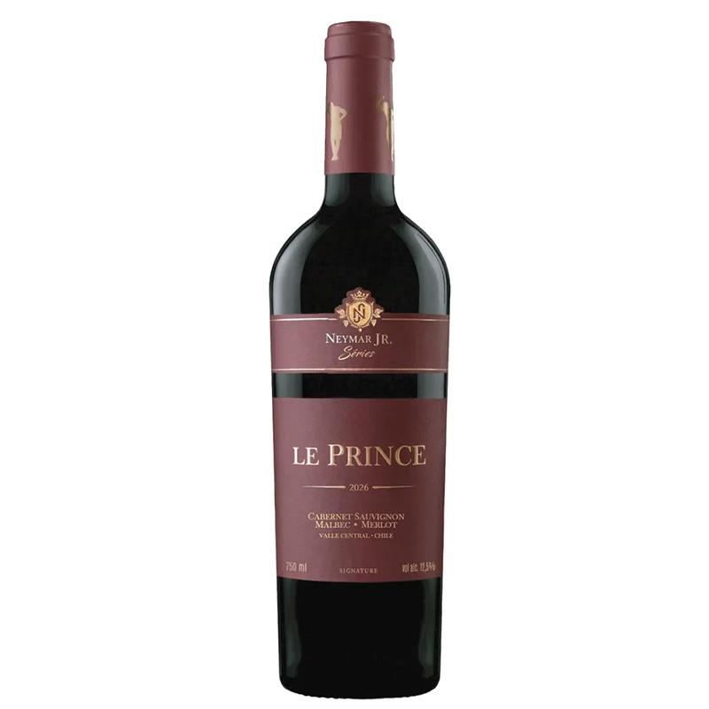 VINHO TINTO NEYMAR SERIES LE PRINCE CHILENO CABERNET SAUVIGNON 750ML 2025
