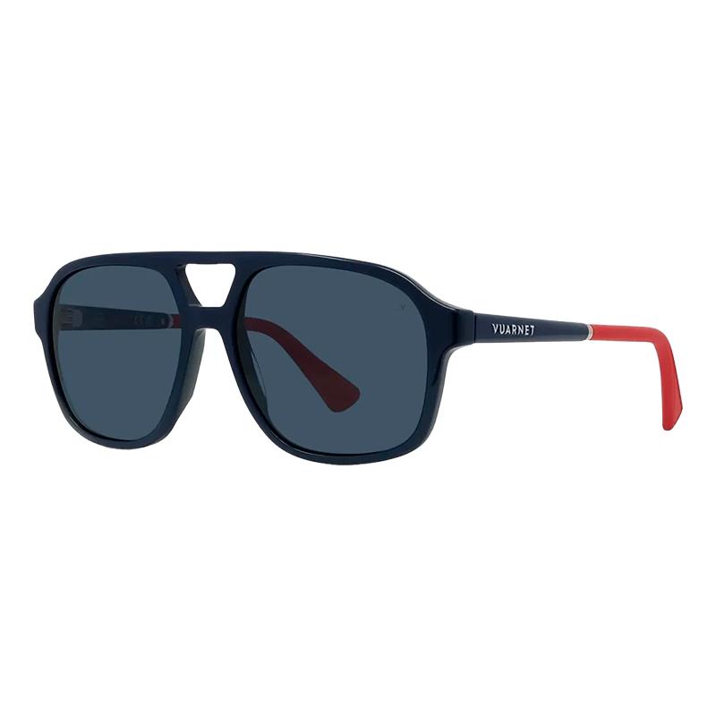 OCULOS DE SOL VUARNET VU40056I 90V TAM 59 16 145 AZUL/VERMELHO