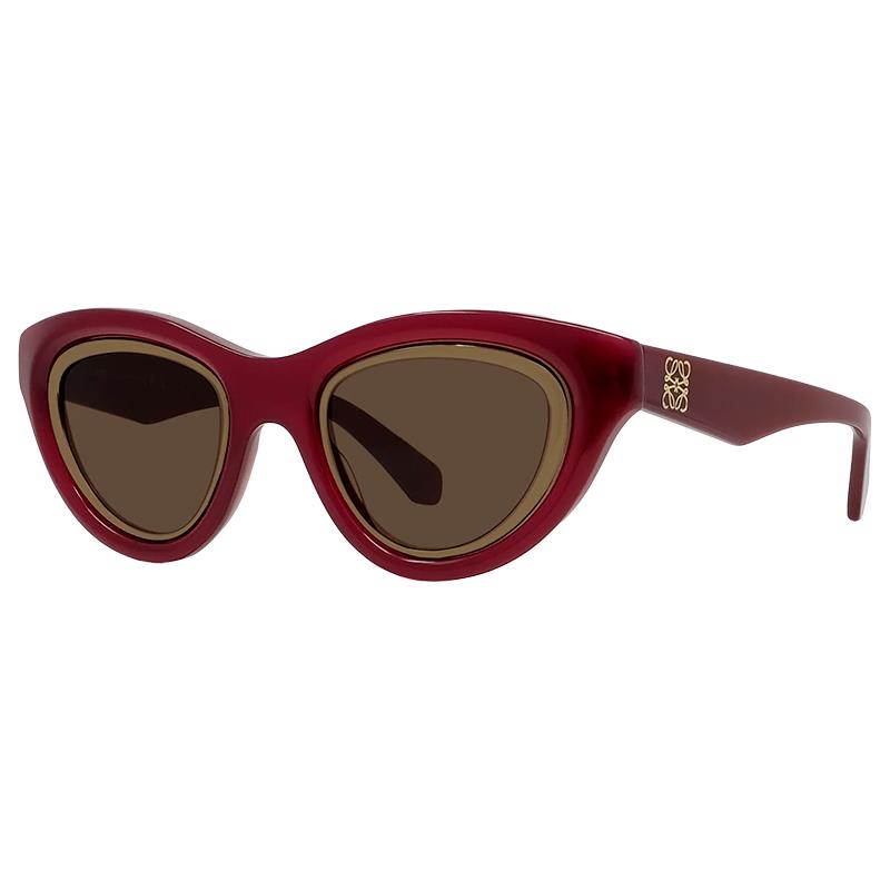 OCULOS DE SOL LOEWE LW40182U 66E TAM 53 19 140 BORDO