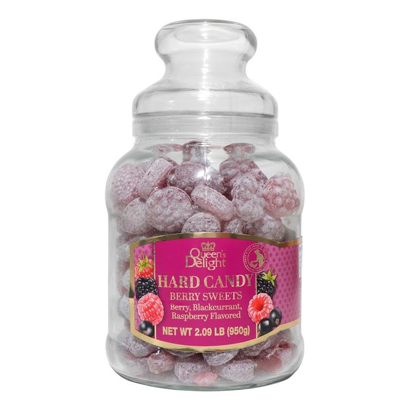BALAS RAGOLDS QUEENS DELIGHT BERRY GLASS VIDRO 950G
