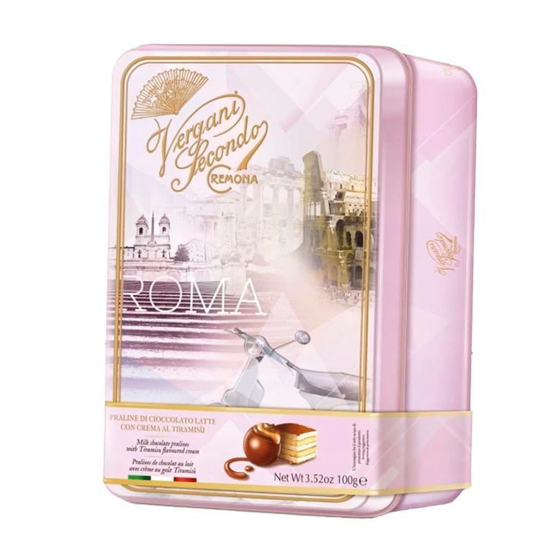 BOMBOM VERGANI RECHEIO DE TIRAMISU ROMA 100G