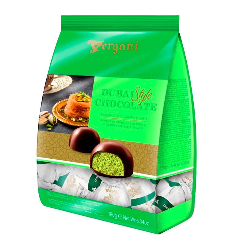BOMBOM VERGANI DUBAI STYLE PISTACHE 180G
