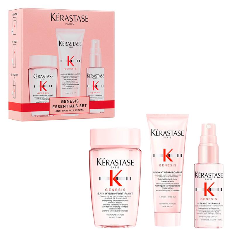 KIT CAPILAR ANTI-QUEDA KERASTASE GENESIS ESSENTIALS 80ML/75ML/45ML