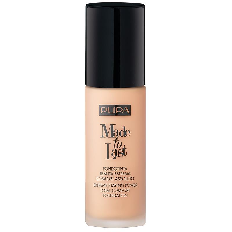 BASE LIQUIDA PUPA MILANO MADE TO LAST POWER LIGHT BEIGE 050 SAND 30ML