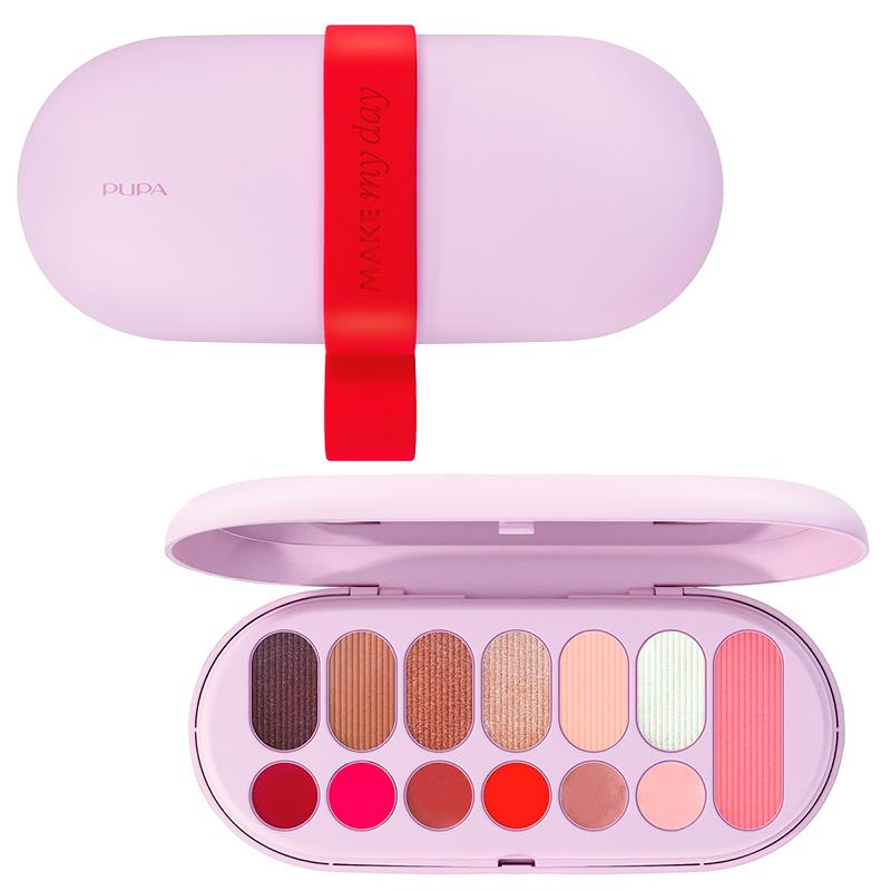 PALETA DE MAQUIAGEM PUPA MILANO MAKE MY DAY 001 12G