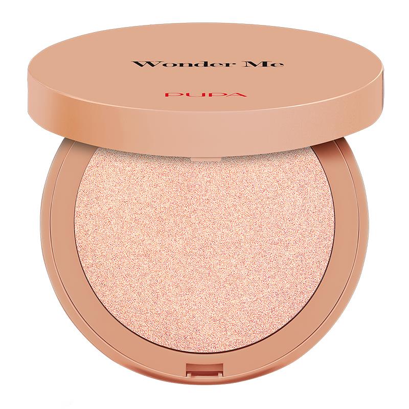 ILUMINADOR COMPACTO PUPA MILANO WONDER ME GLOW FACE HIGHLIGHTER ROSE GOLD 101 7,5G