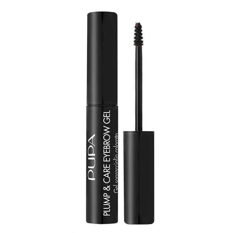 GEL DE SOBRANCELHAS PUPA MILANO PLUMP E CARE EYEBROW GEL DARK BROWN 003 3ML